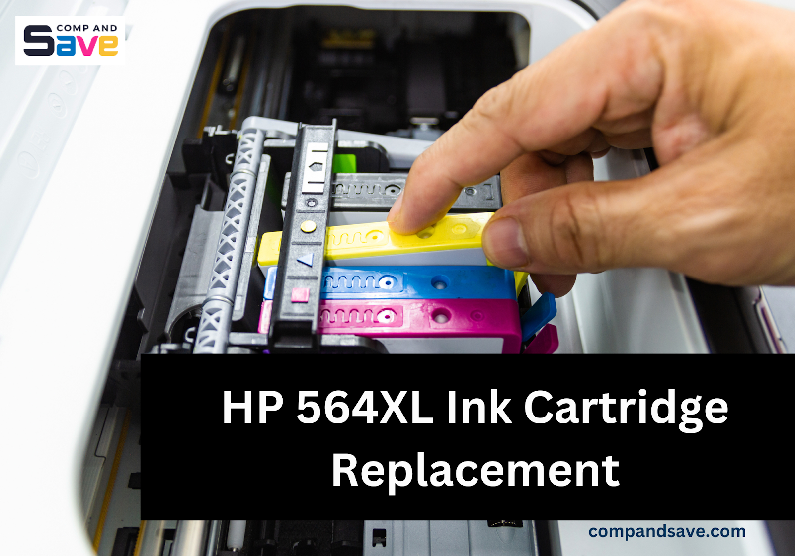 HP 564XL ink cartridge replacement