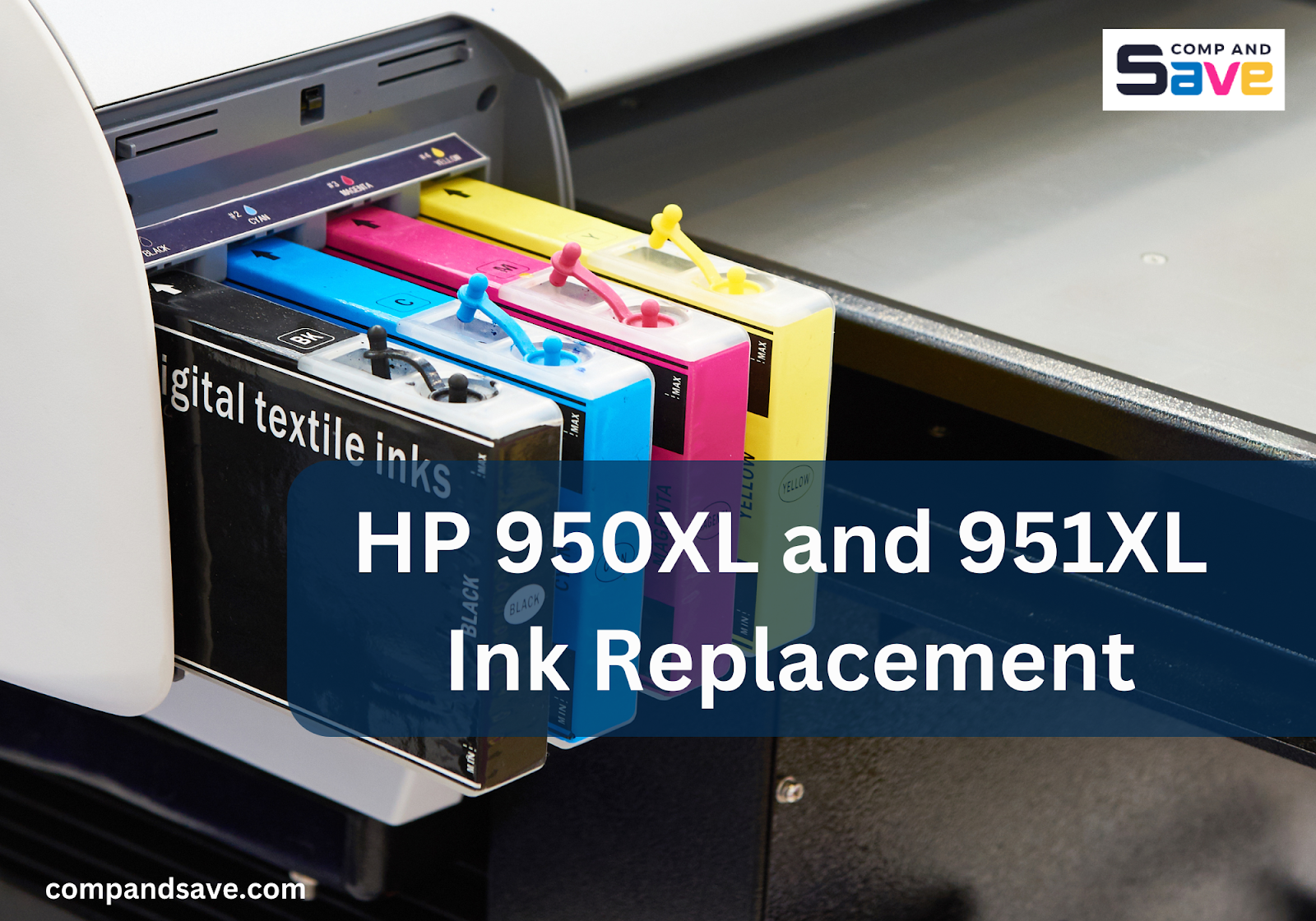 HP 950XL and 951XL ink replacement