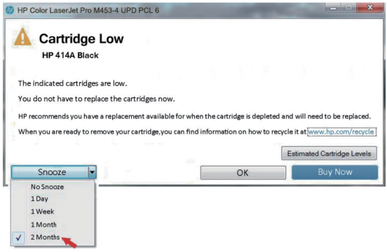 cartridge low prompt