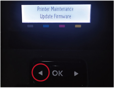 update firmware option