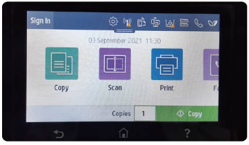 resume printing display
